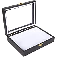 Vitrina de insectos – Caja de exhibición de insectos con ventana de cristal y seguro – Riker Mount para recolección de…